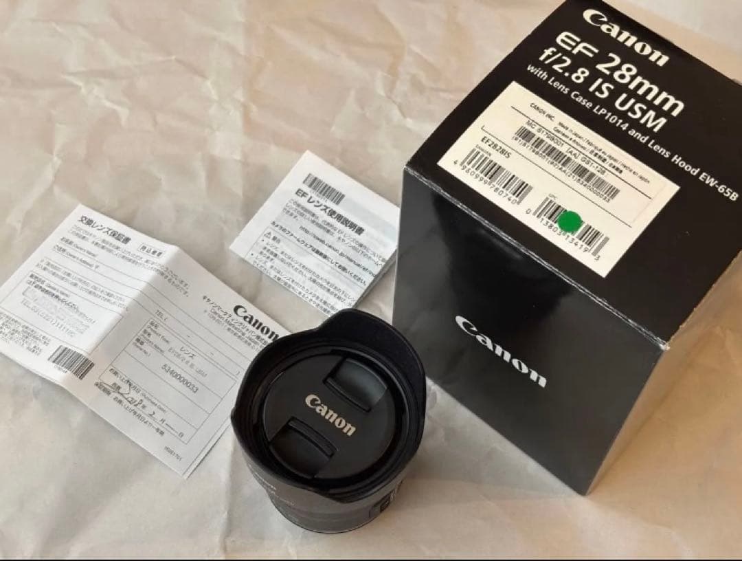 レンズ(単焦点) Canon EF28mm F2.8 IS USM