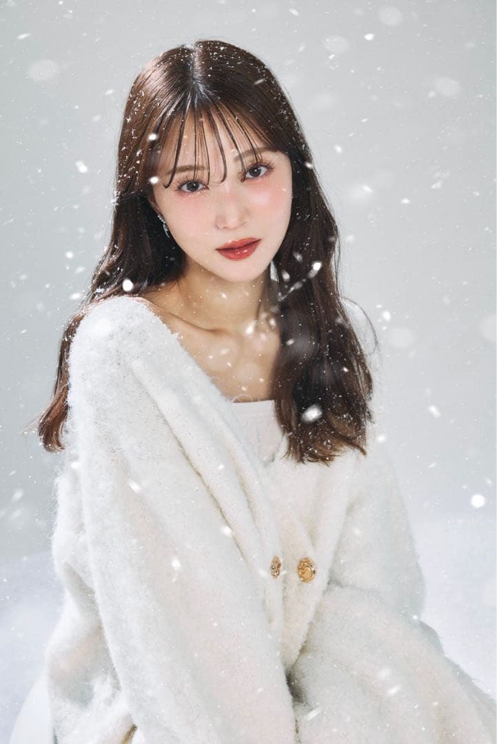 poláura マフラーセットオーバーサイズカーディガン