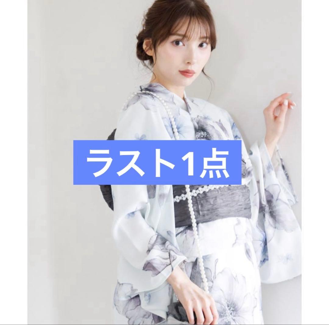 Dita 浴衣 ワンピース 3点セット 夕涼みの花帳