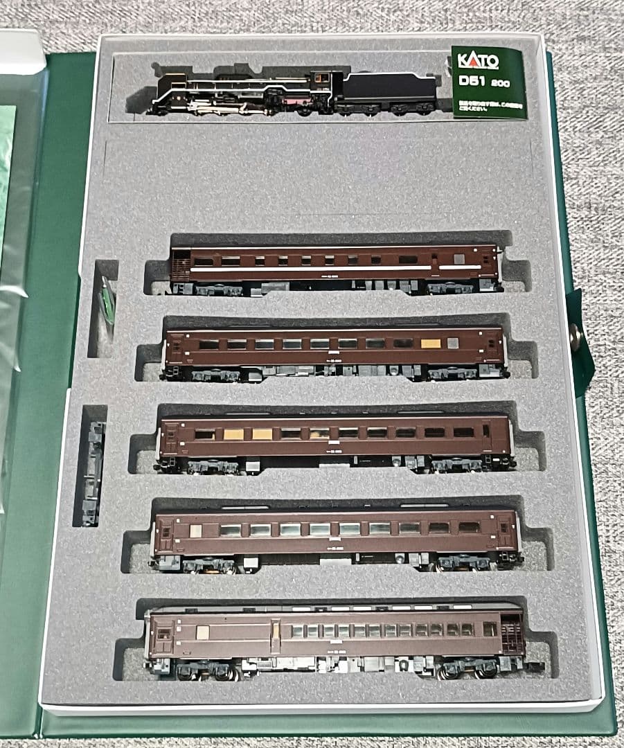 【未使用品】KATO D51 200+35系<SL「やまぐち」号> 6両セット