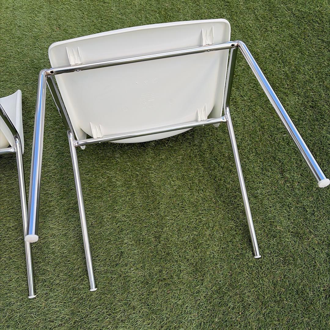 【美品】イタリア製　bericoplast スタッキングチェア 廃盤　2脚セット