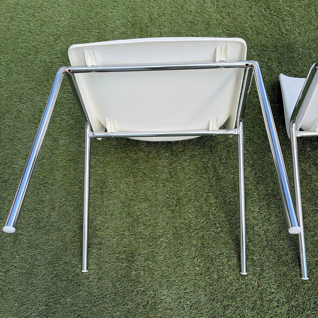 【美品】イタリア製　bericoplast スタッキングチェア 廃盤　2脚セット