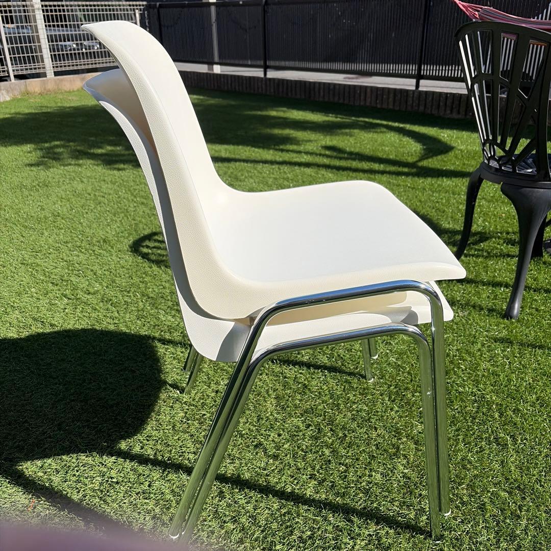 【美品】イタリア製　bericoplast スタッキングチェア 廃盤　2脚セット