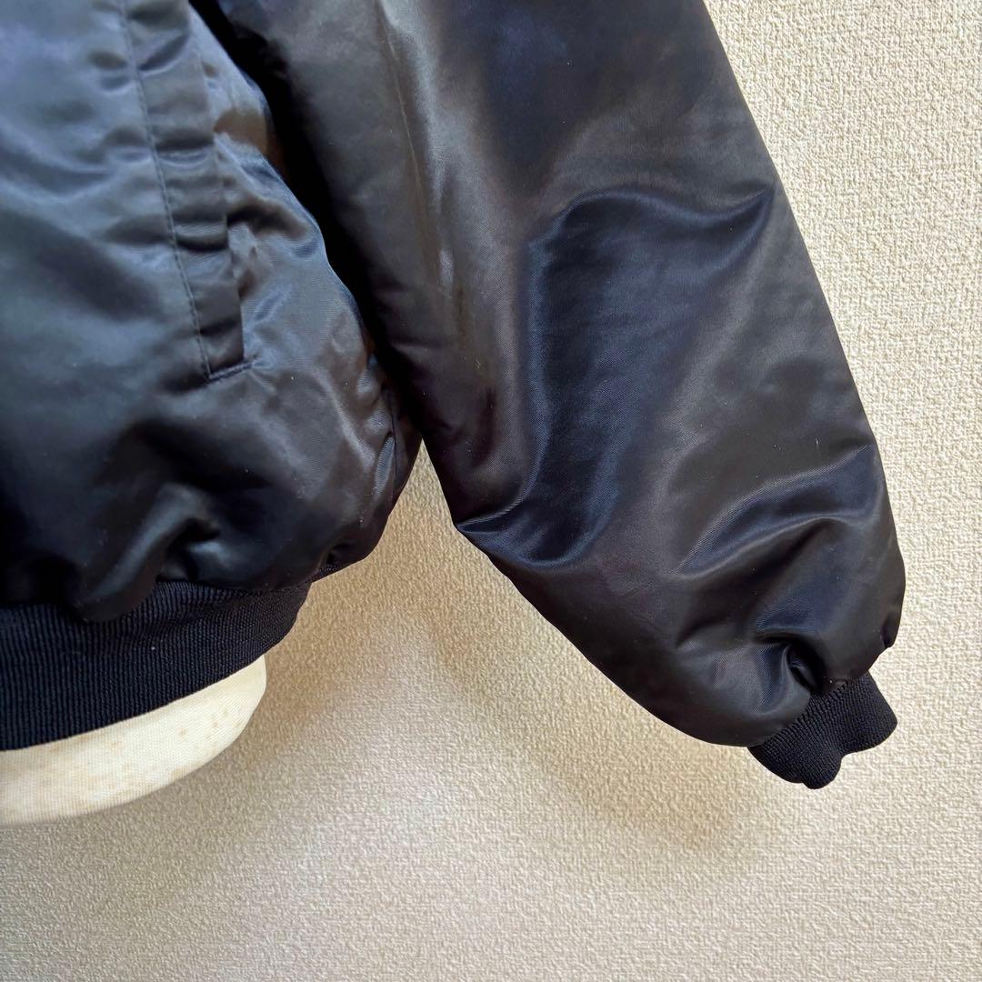 希少 90s USA製 チョークライン スタジャン XL セインツ ブラック 黒