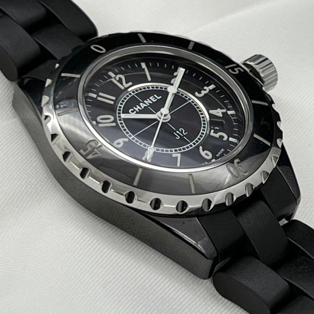 【新品電池交換】 シャネル J12 ブラック セラミック ブラック ボーイズ