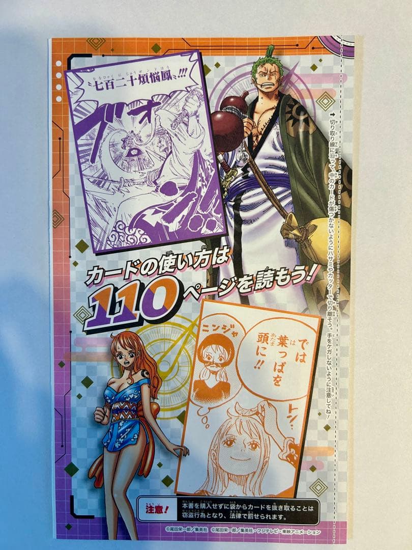 ワンピースカード　コンプリートガイド　ゾロ十郎　おナミ　プロモ未開封12枚セット