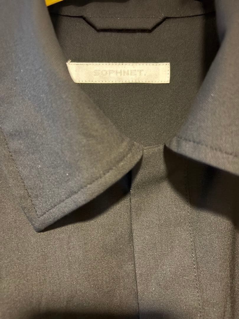 トップス SOPHNET. WASHABLE SUMMER WOOL POLO SHIRT