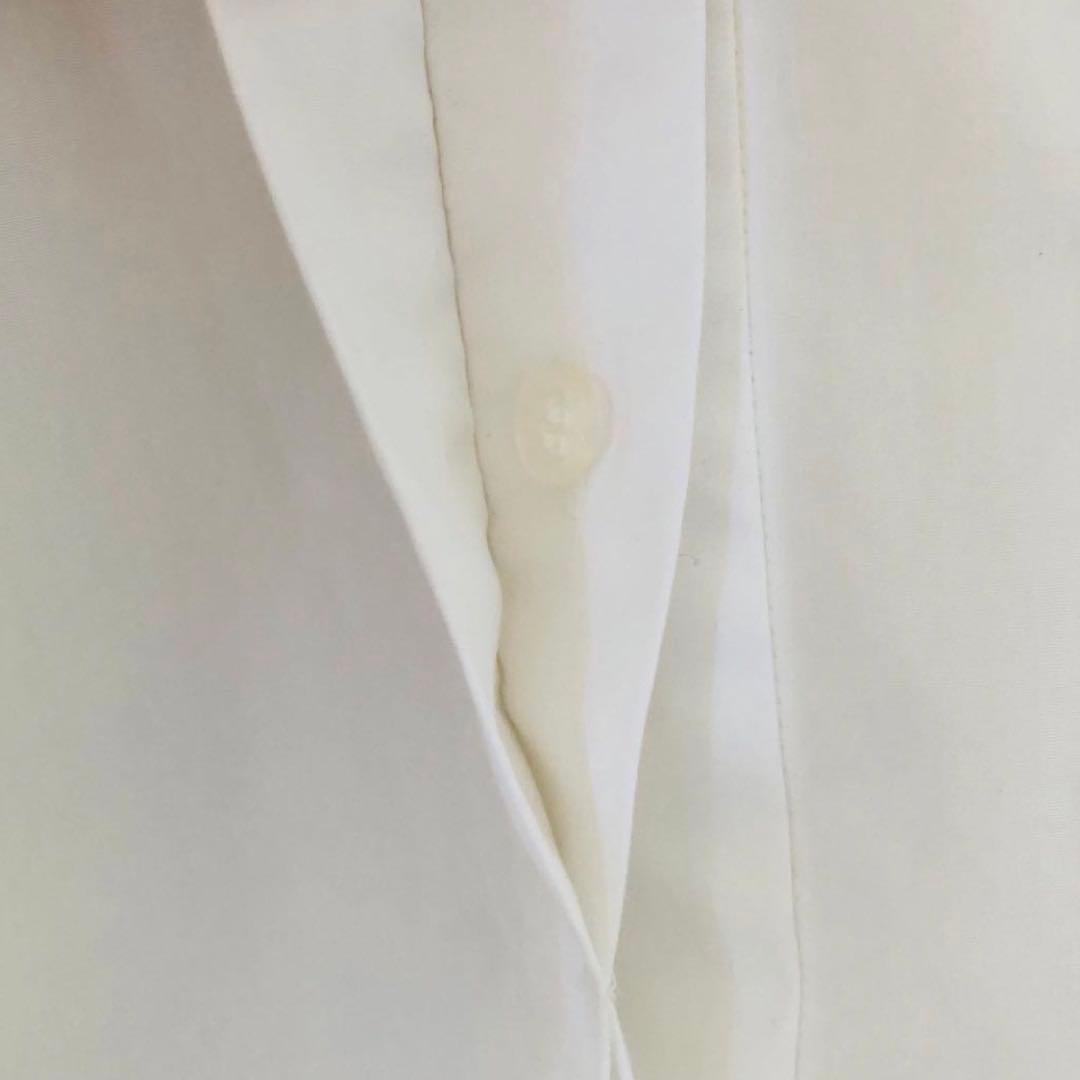 Yori◆ ビッグリボン パフスリーブ バルーン袖シャツ ブラウス 日本製 36