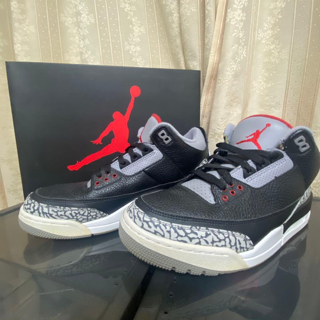 フ*ャ様 Air Jordan 3 blackcement ブラックセメント 2