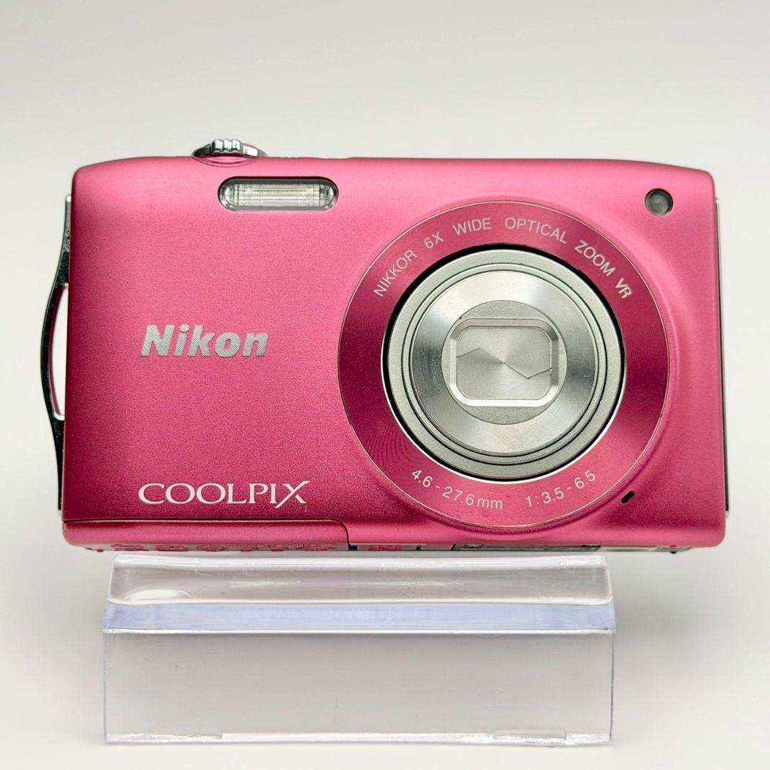 【動作OK】Nikon COOLPIX S3300 付属品あり 2615-11