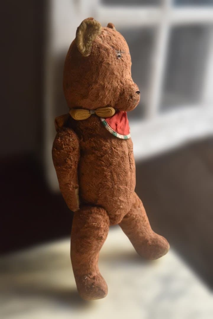 フランスアンティーク　とぼけた可愛いテディベア　熊ぬいぐるみ