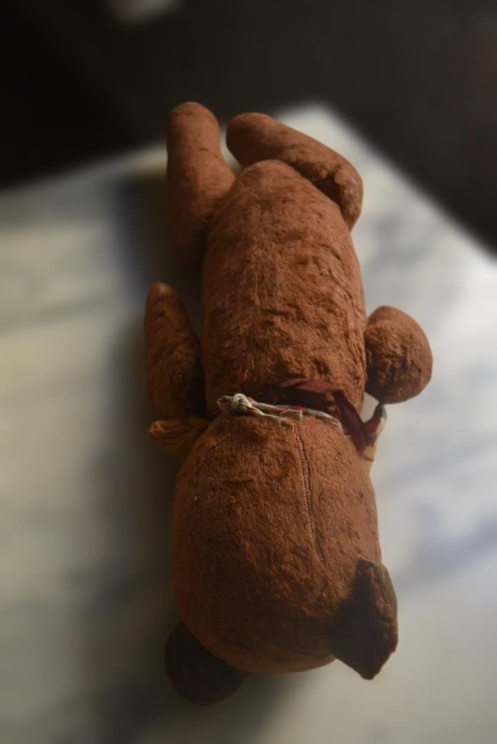 フランスアンティーク　とぼけた可愛いテディベア　熊ぬいぐるみ