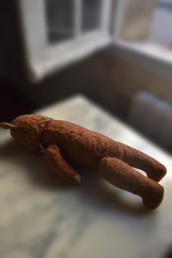 フランスアンティーク　とぼけた可愛いテディベア　熊ぬいぐるみ