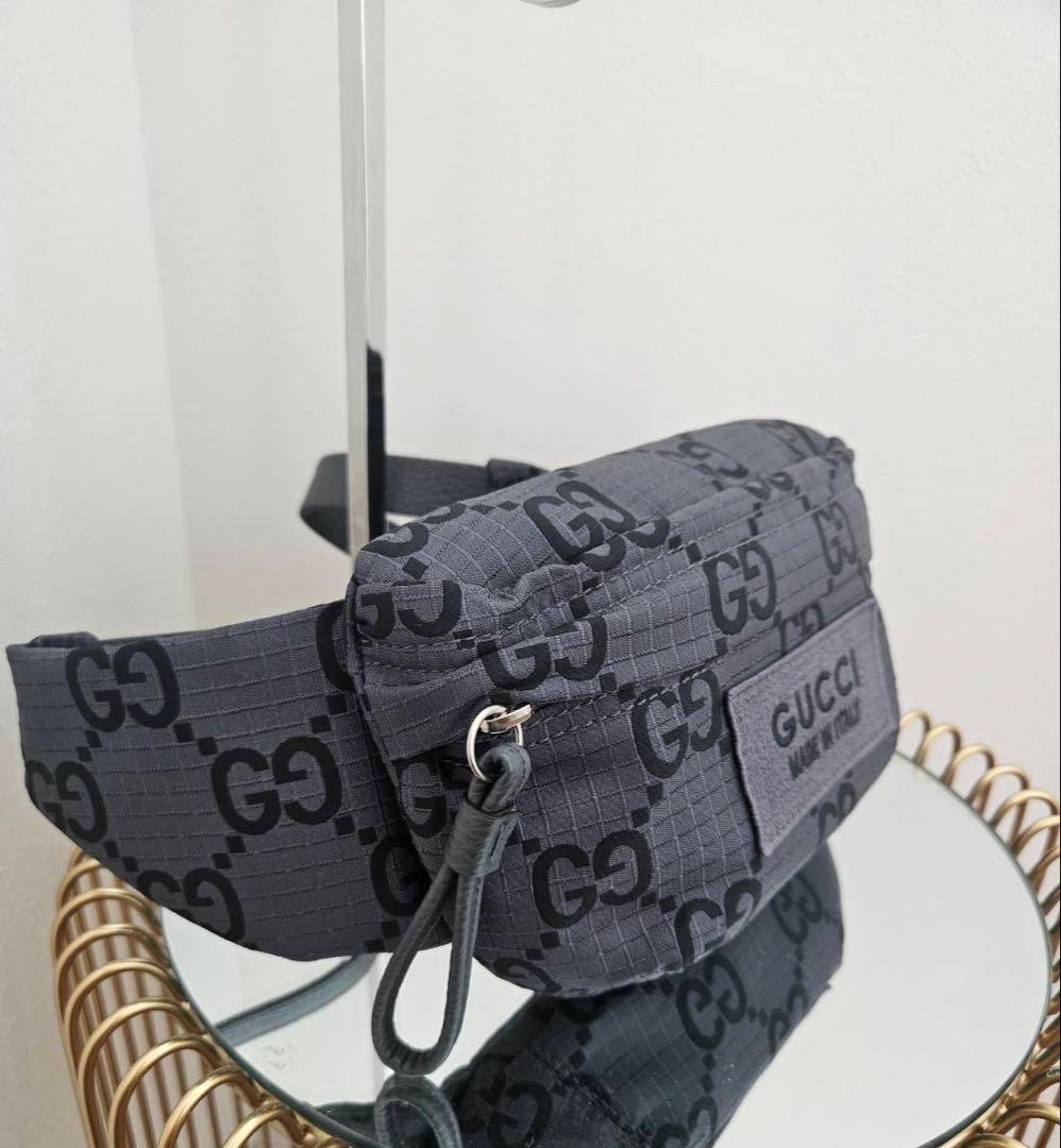 【未使用保管品】GUCCI グッチ GG柄 ラージ ベルト ボディバッグ24SS