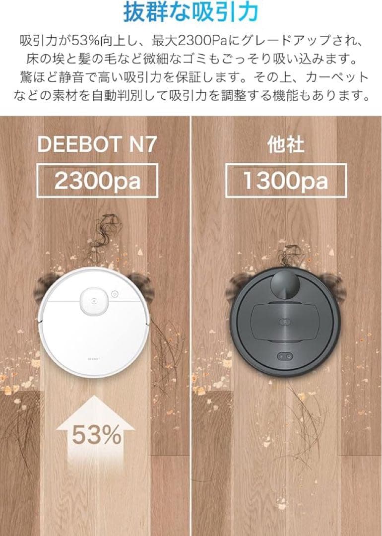 DEEBOT N7 ロボット掃除機 本体
