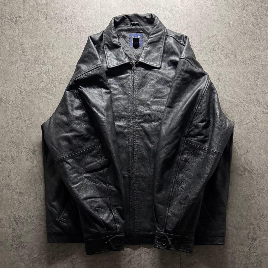 【90s vintage】OLD GAP 3L シングルライダース　レザー 本革