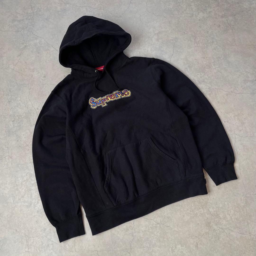 Supreme シュプリーム パーカー Gonz Logo 黒