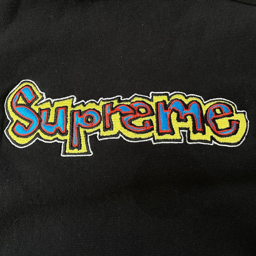 Supreme シュプリーム パーカー Gonz Logo 黒