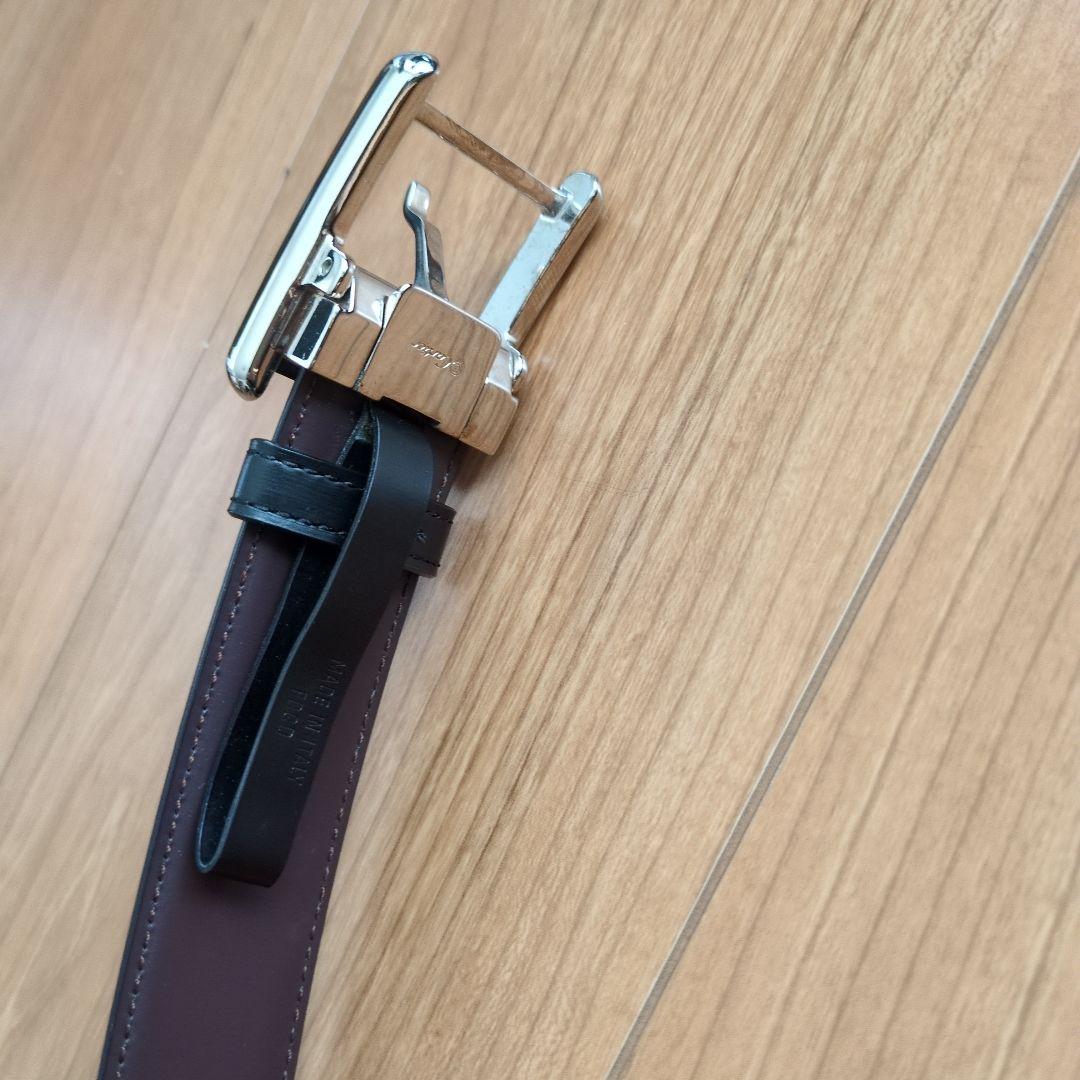 Cartier ブラック レザー ベルト