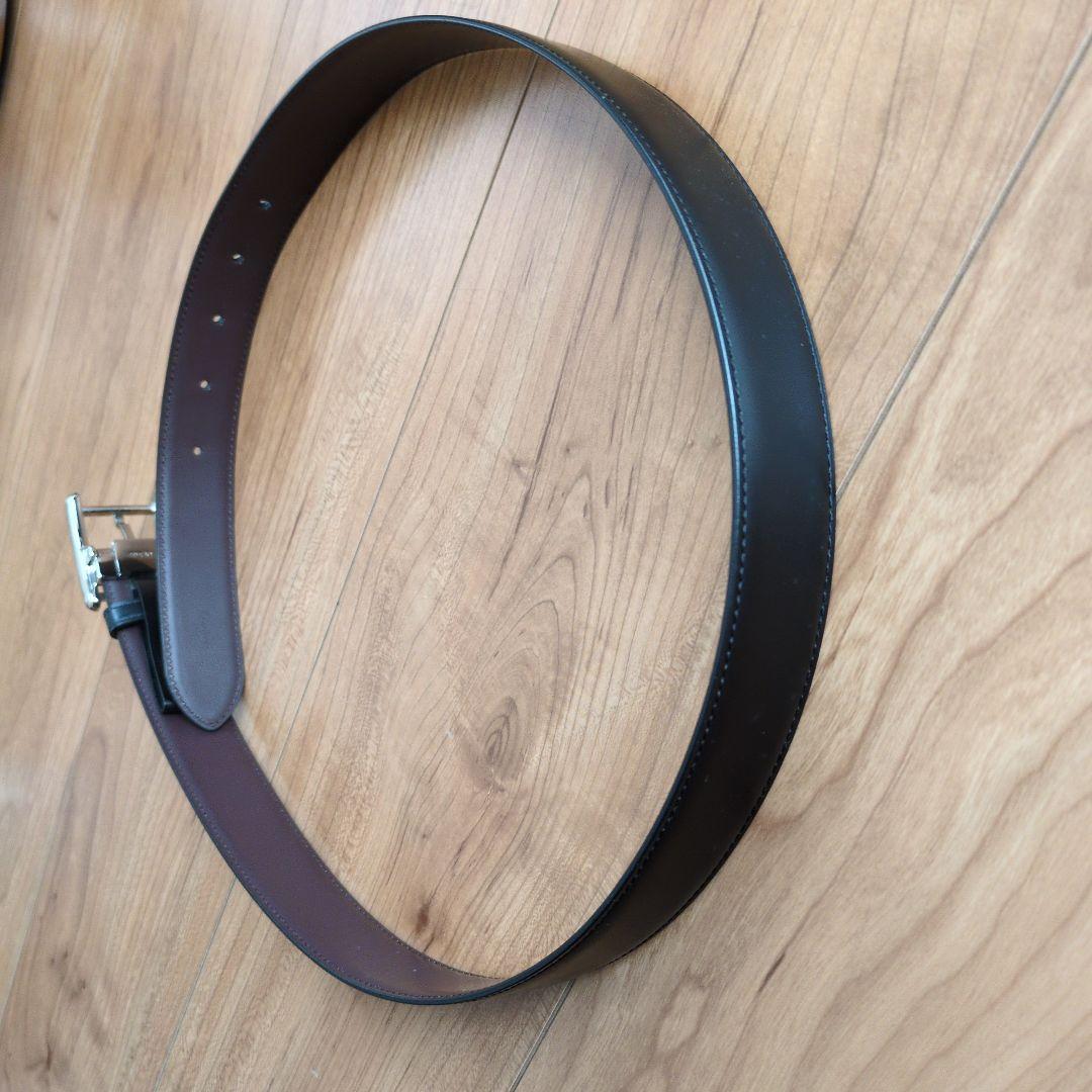 Cartier ブラック レザー ベルト