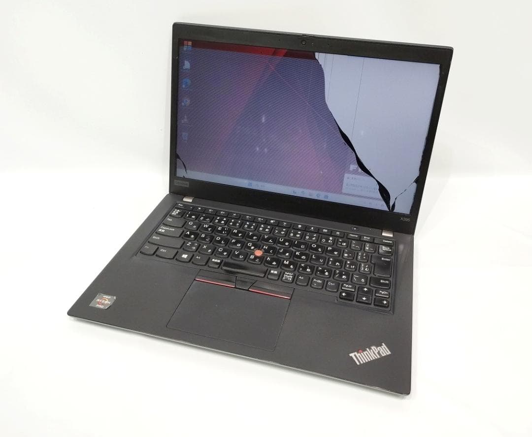 液晶割れ 16GB RYZENPRO 3700U X395 簡易確認 ジャンク