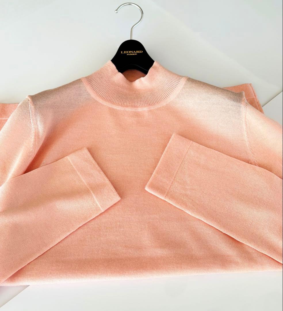★極美品★2023年/LEONARD★綺麗色ニットトップス　40 セーター