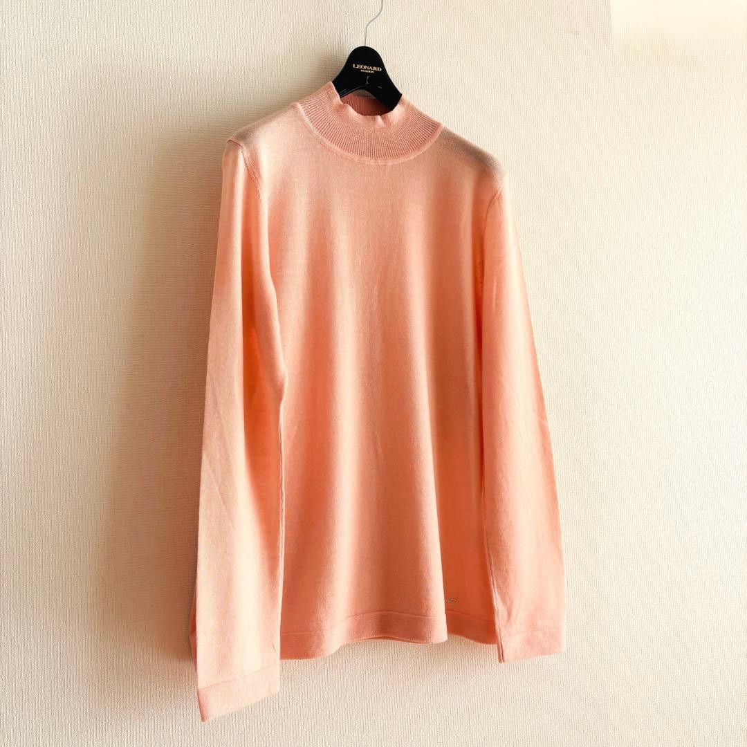 ★極美品★2023年/LEONARD★綺麗色ニットトップス　40 セーター