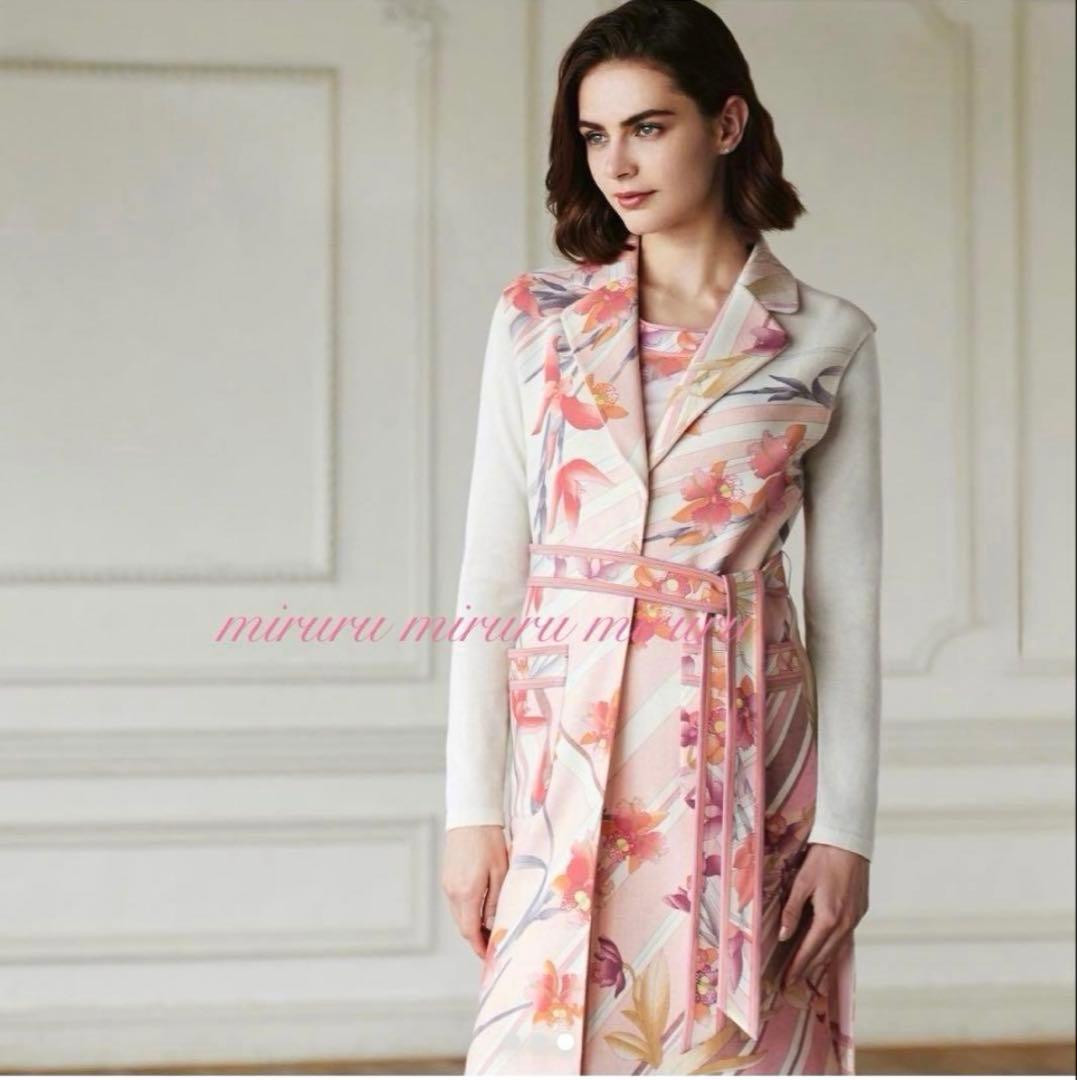 ★極美品★2023年/LEONARD★綺麗色ニットトップス　40 セーター