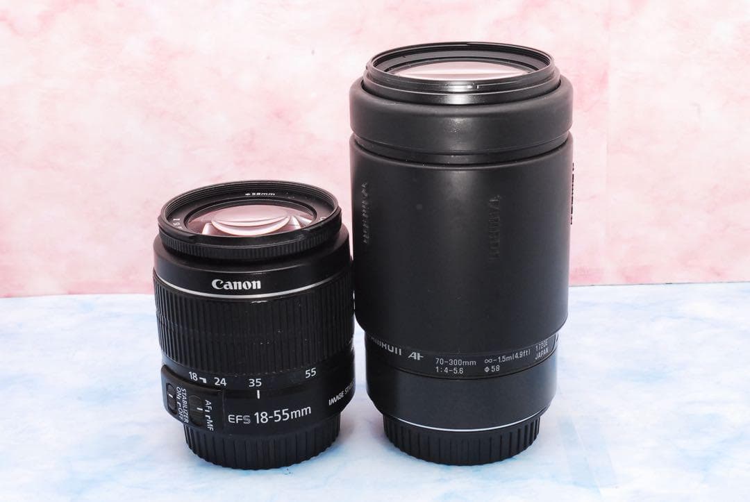 Canon Kiss X7★一眼レフカメラ★手ぶれ標準＆超望遠★バッグ付