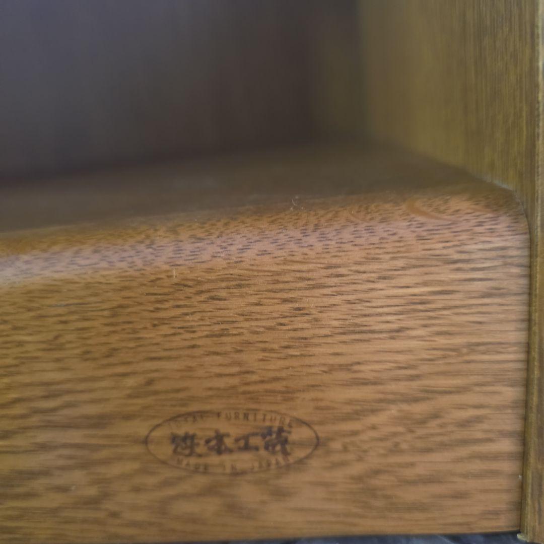 浜本工芸 本棚 ダークブラウン　オープンシェルフ