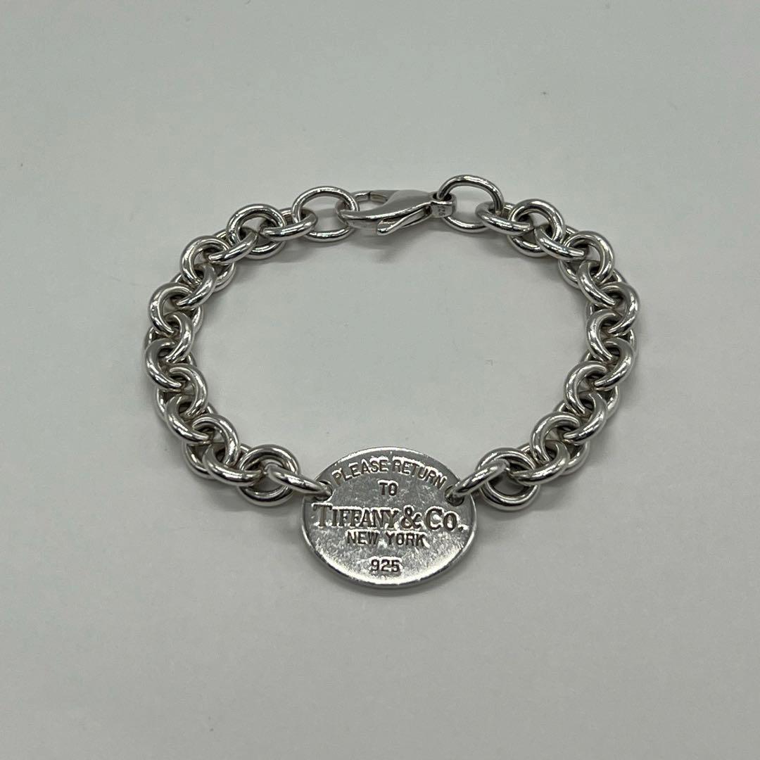 ティファニー TIFFANY リターントゥ オーバルタグ ブレスレット SV