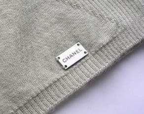 美品 シャネル CHANEL カシミア＆シルク 半袖ニット サイズ40