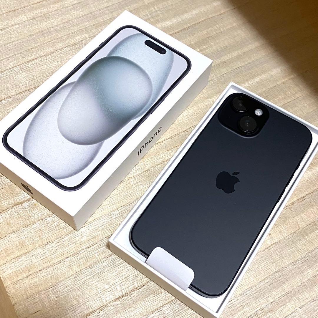 【安心・新品未使用・箱付き】iPhone15 128GB SIMフリー ブラック