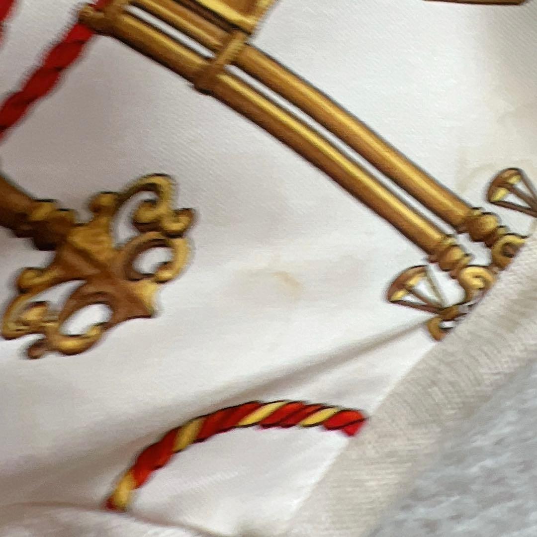 エルメス HERMES シルク ニット 切り替え ブラウス プルオーバー L