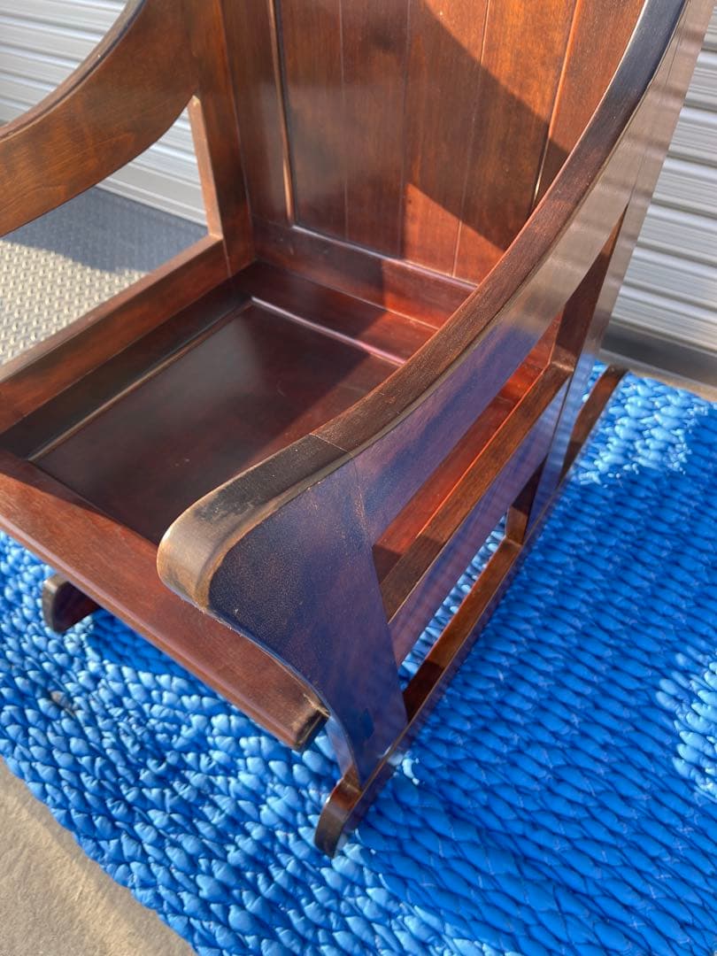 松本民芸家具　ロッキングチェア　岸