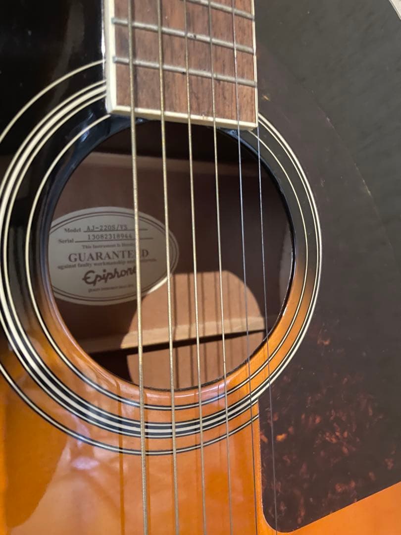 epiphone GUARANTEED AJ220S /VS 付属3点セット付き