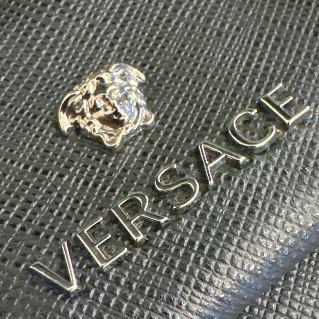 【極美品】VERSACE メデューサ ケース ブラック レザー 箱付き