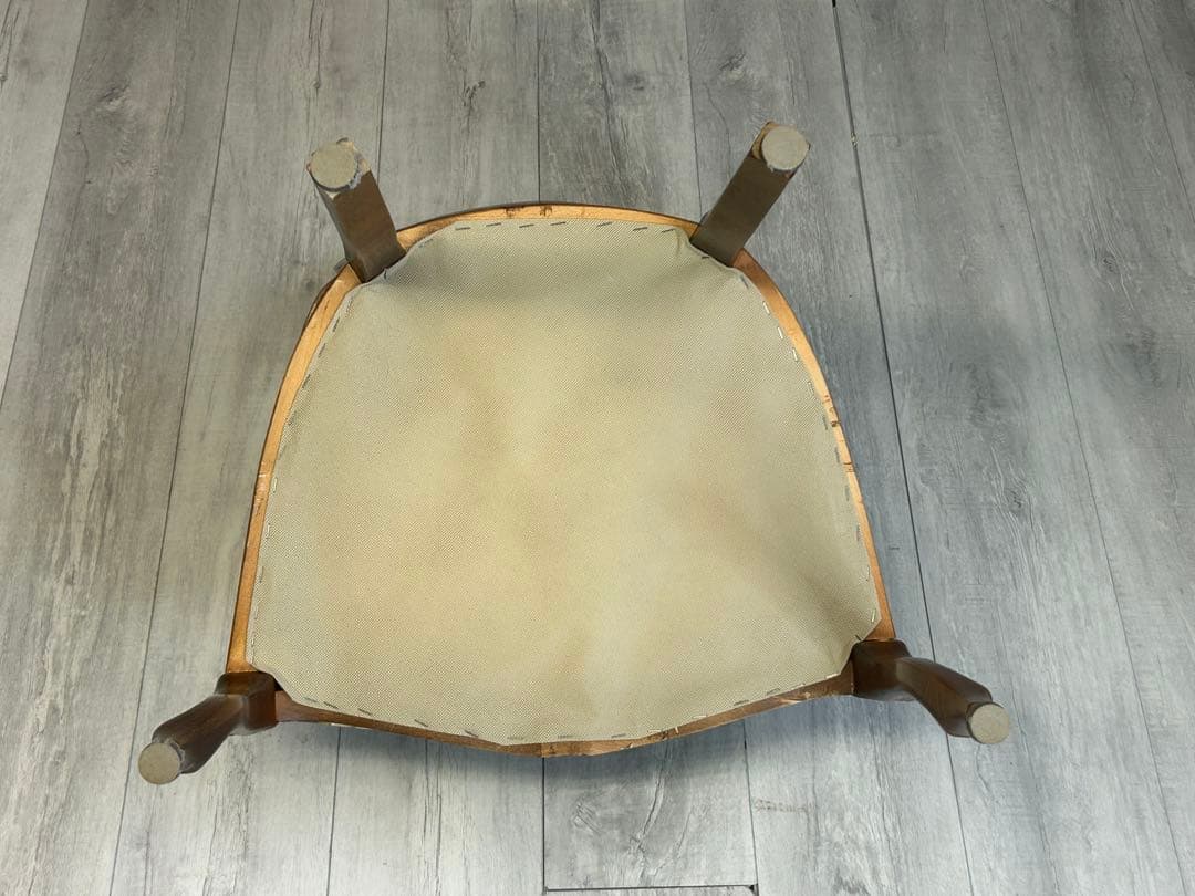 がんも　ストライプ　アームチェア　ソファ　ロココ調　イタリア　YZ