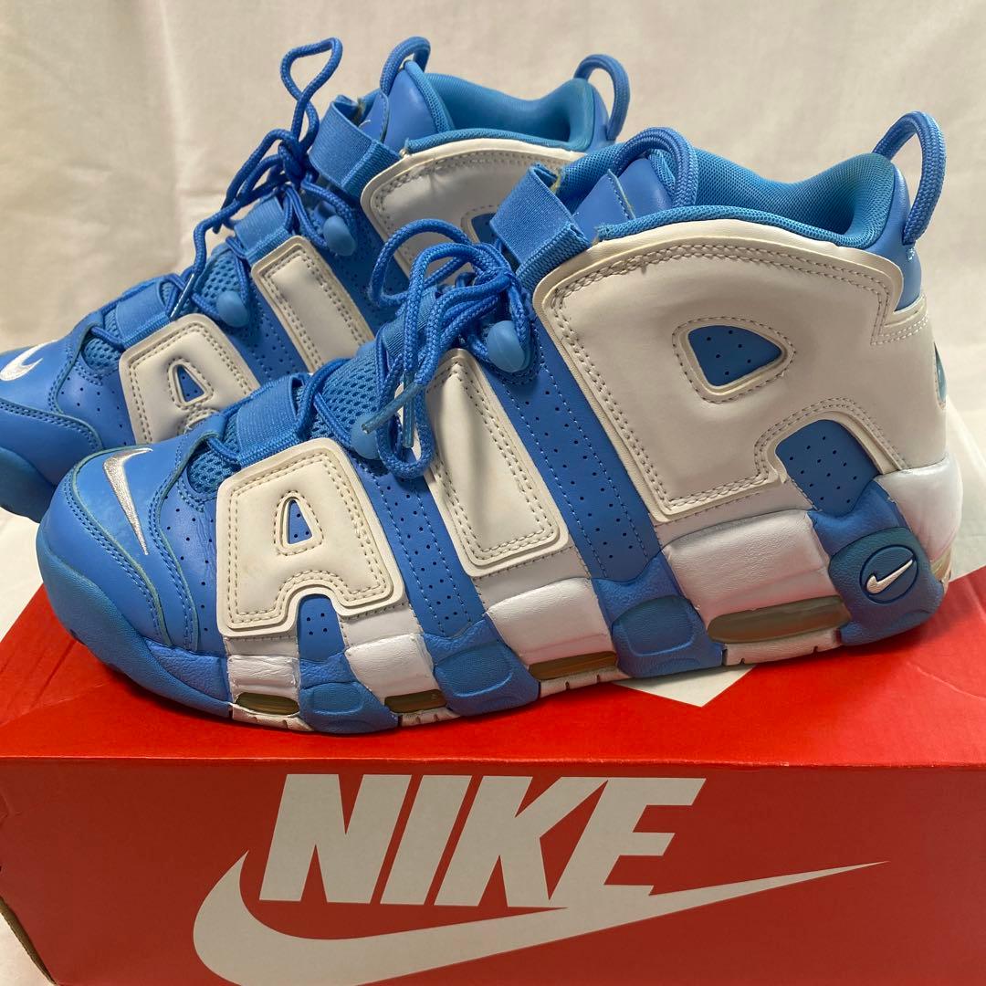 ナイキ エアモアアップテンポ96 ユニバーシティ ブルー/ホワイト 28.0cm