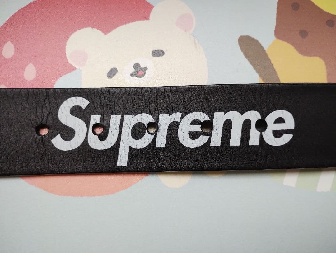 Supreme　ベルト　黒