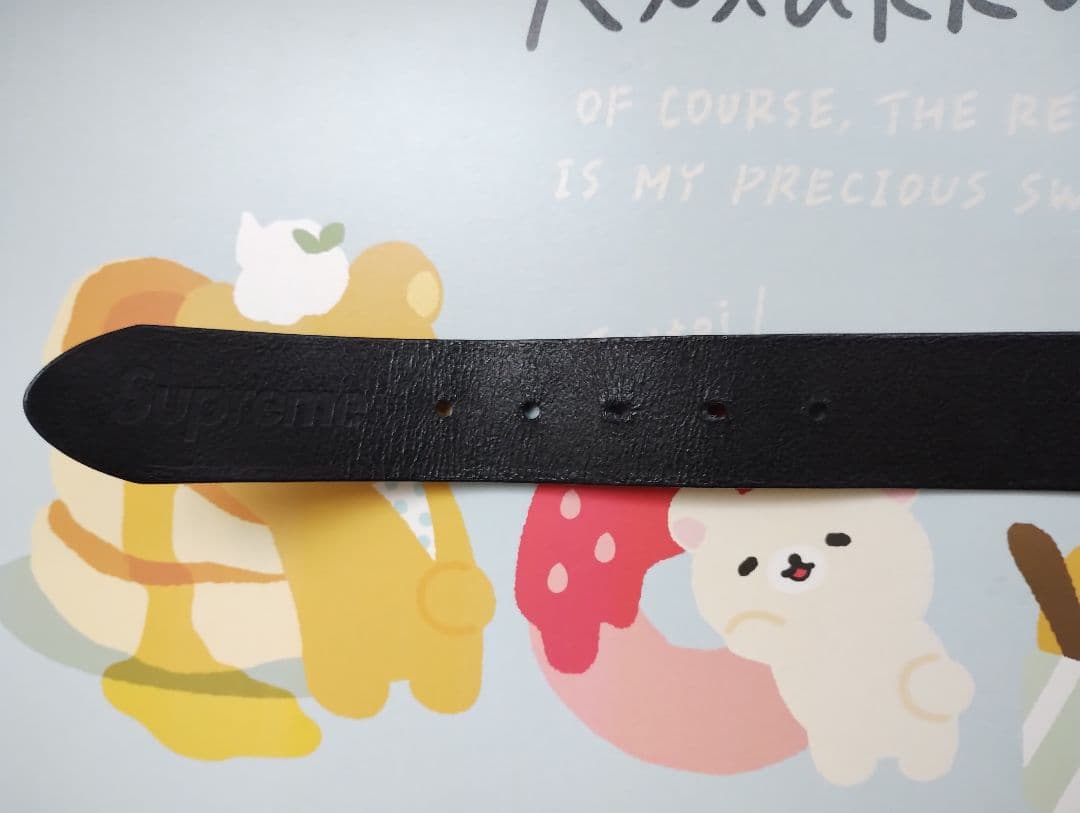 Supreme　ベルト　黒