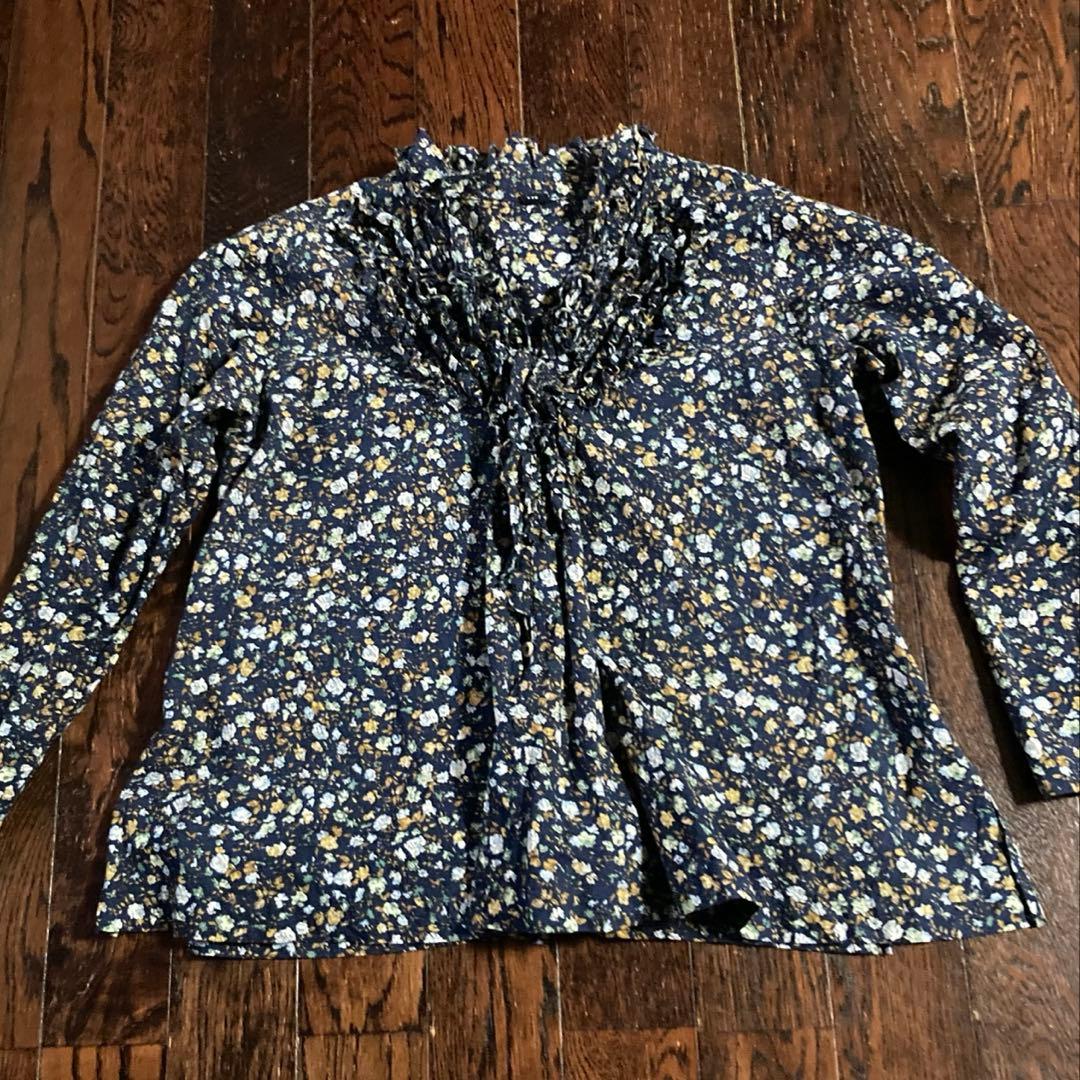 45r カディ　アンデスフラワープリントカシュクール