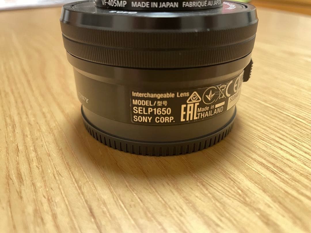 SONY ズームレンズ　SELP1650 ソニー製レンズフィルター付属