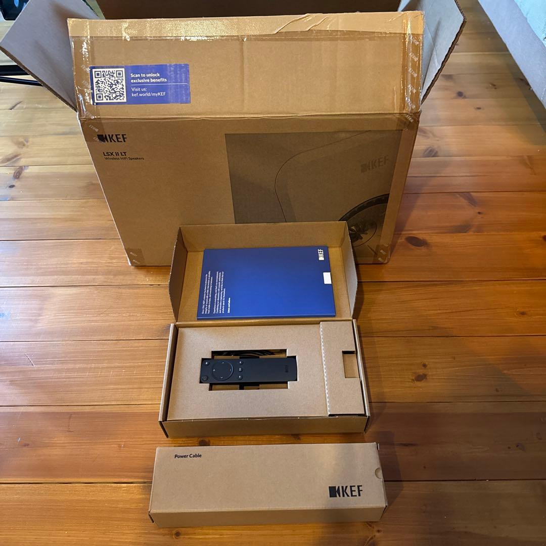 KEF LSX II LT 　ストーンホワイト美品