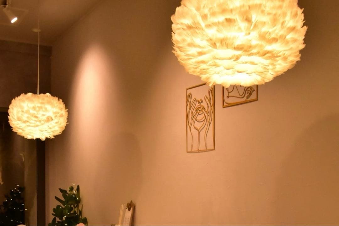 UMAGE ガチョウ羽毛ペンダントライトVITA 