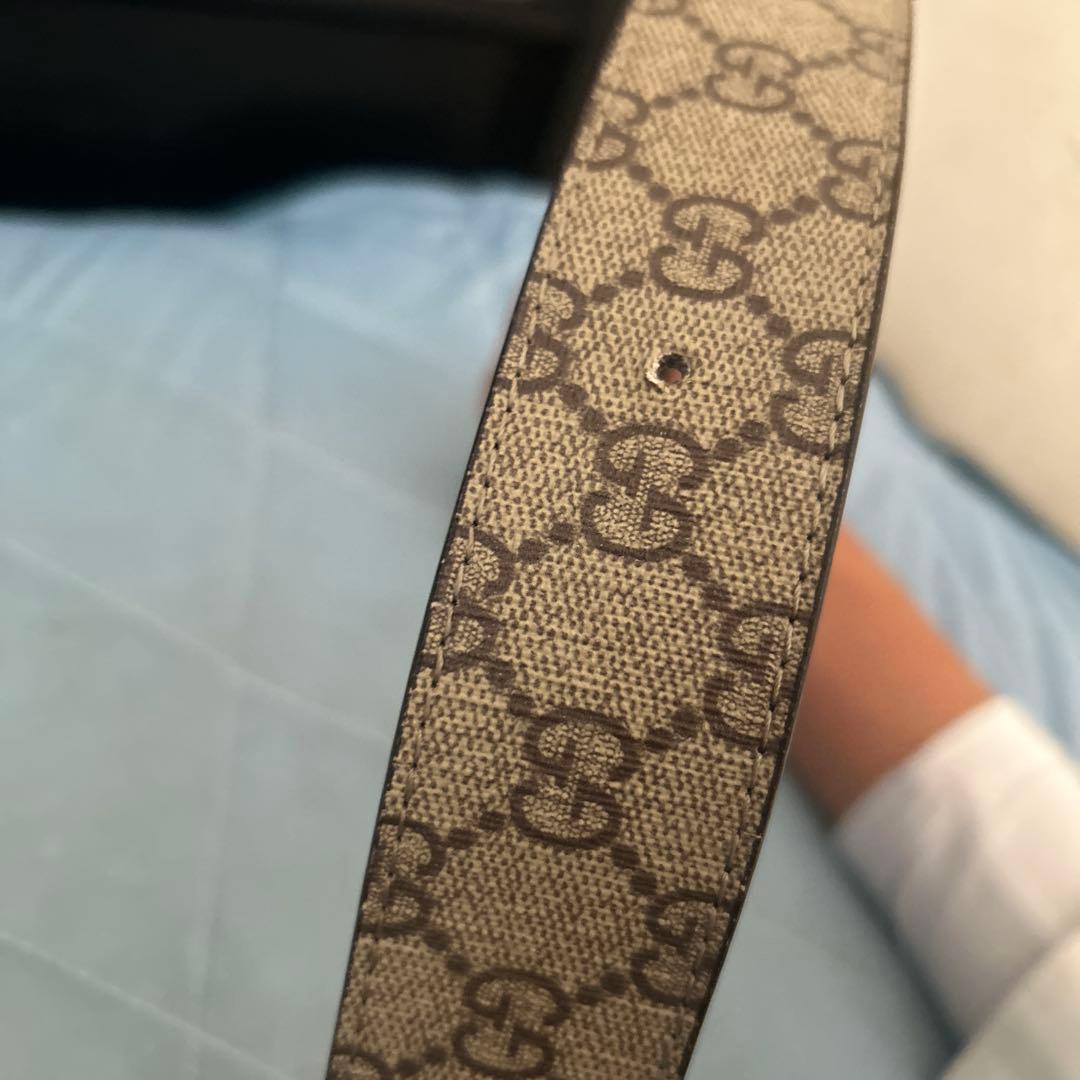 Gucci GGパターン ベルト ブラウン