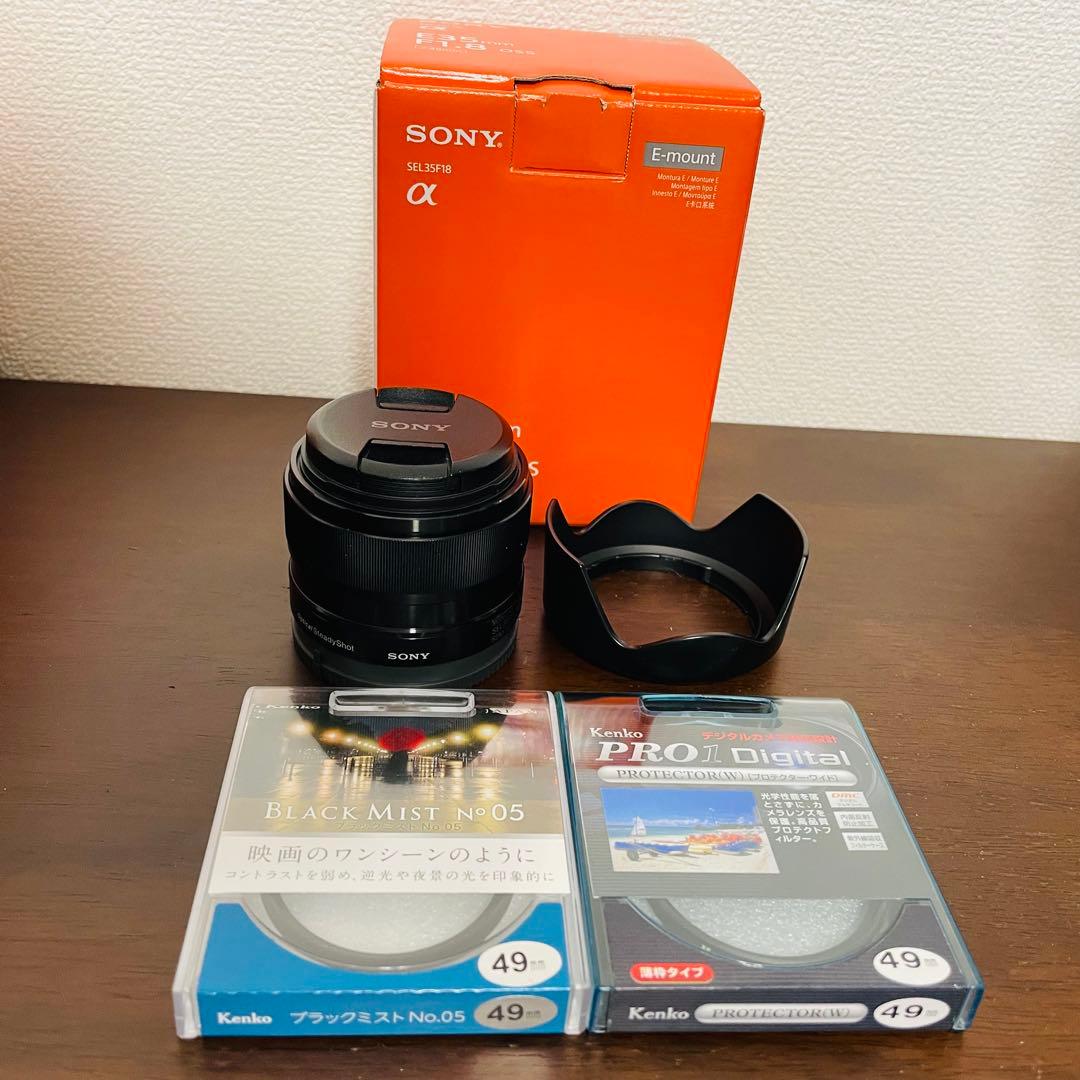 【美品】α6400本体（シャッター回数770回）＋35mm単焦点レンズ＋三脚等