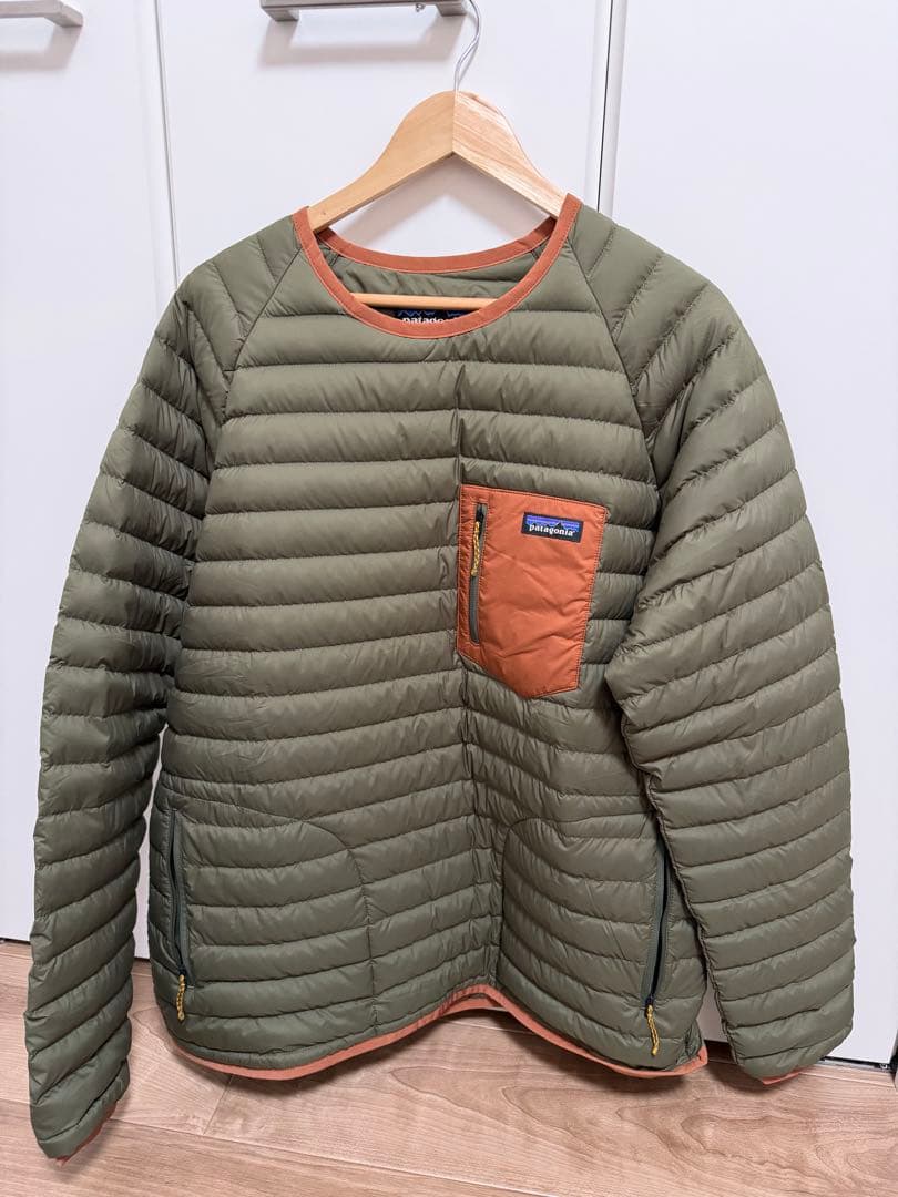 Men's Silent Down Crew Lサイズ　Patagonia