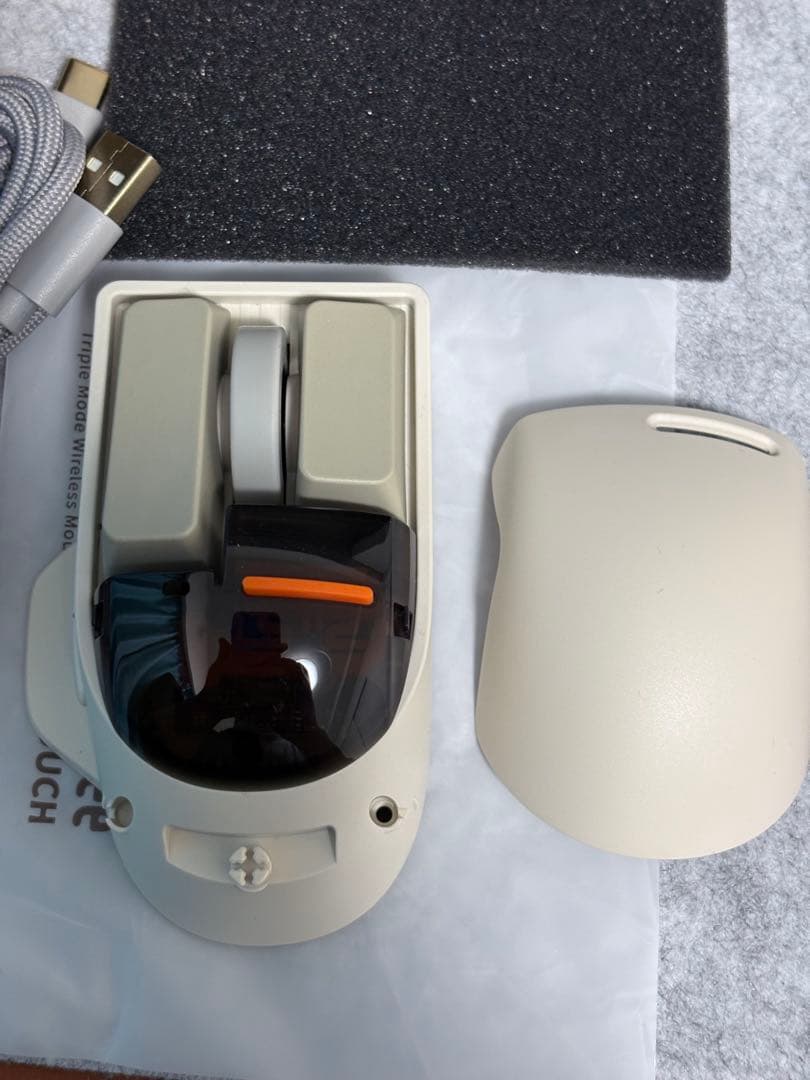 Lofree Touch マウス 本体 クリーム色