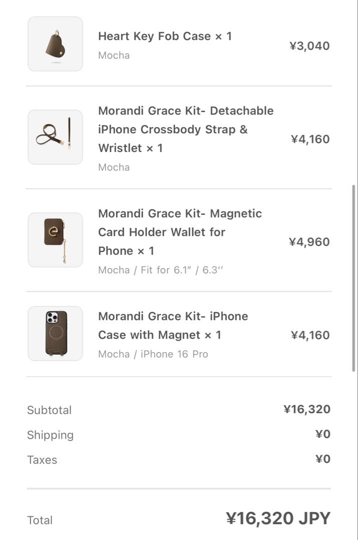 【値下げ】CUSTYPE スマホケース、スマホショルダー　iPhone16pro